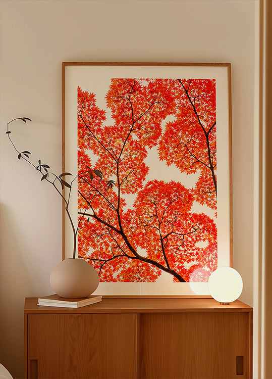 Geometry of Autumn Silence Poster