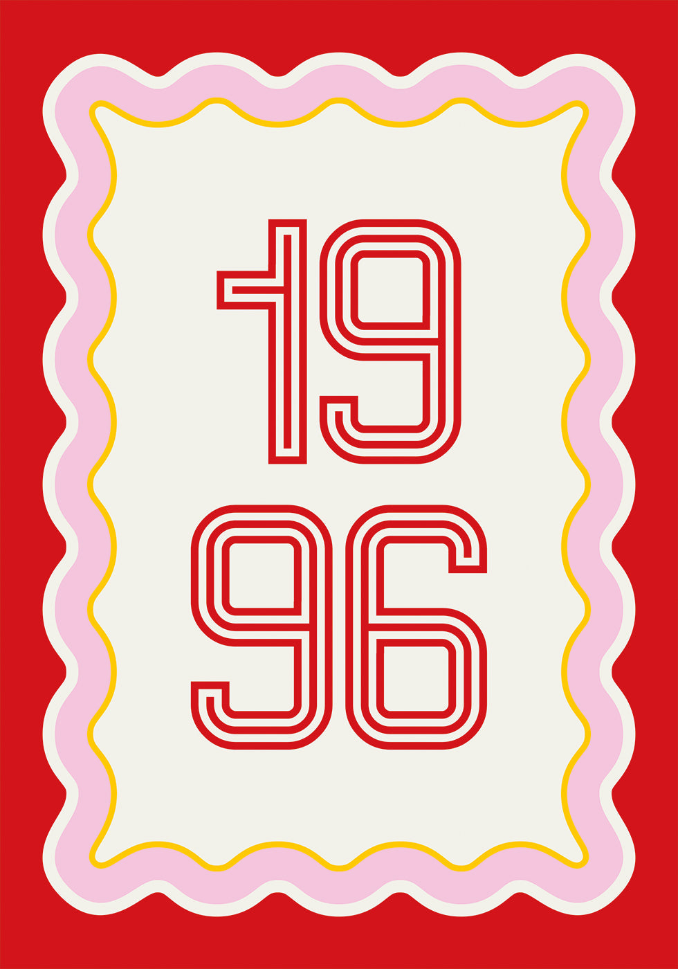 Your Year in Retro Style Personal Poster