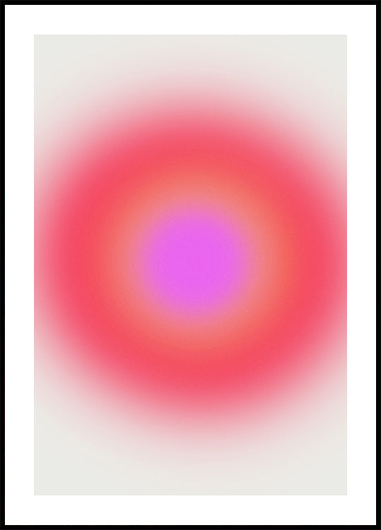 Radiant Glow Sphere Poster