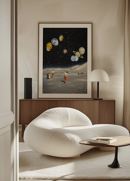 Space Golf Poster