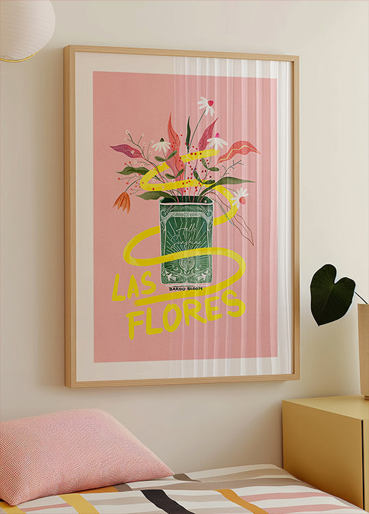 Las Flores Poster