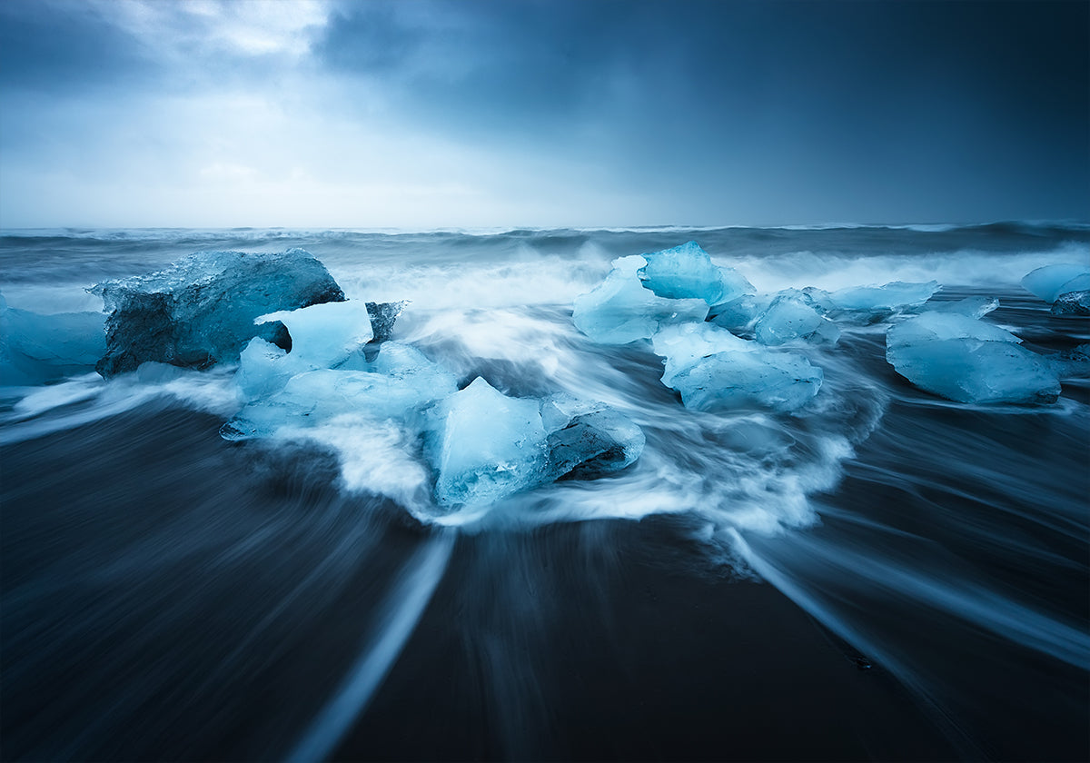 Blue Ice Poster