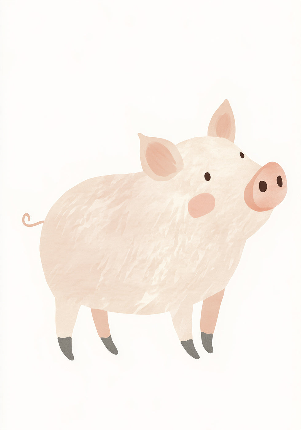 Soft Pig Poster