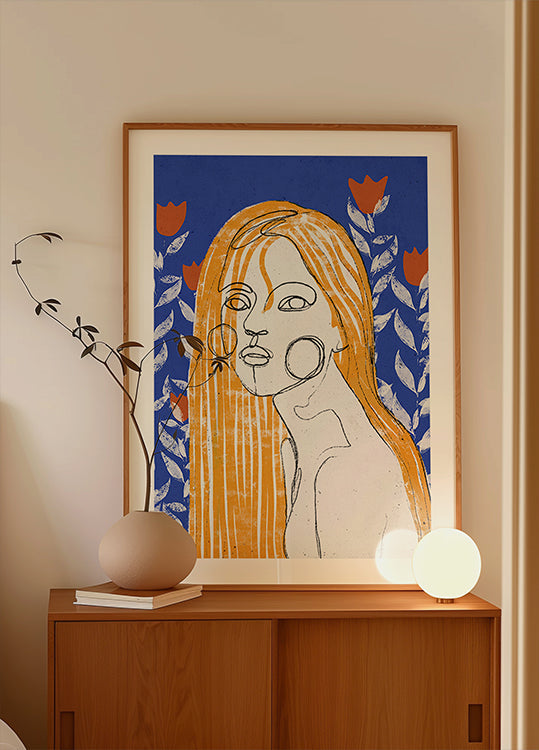 Floral Serenity Poster