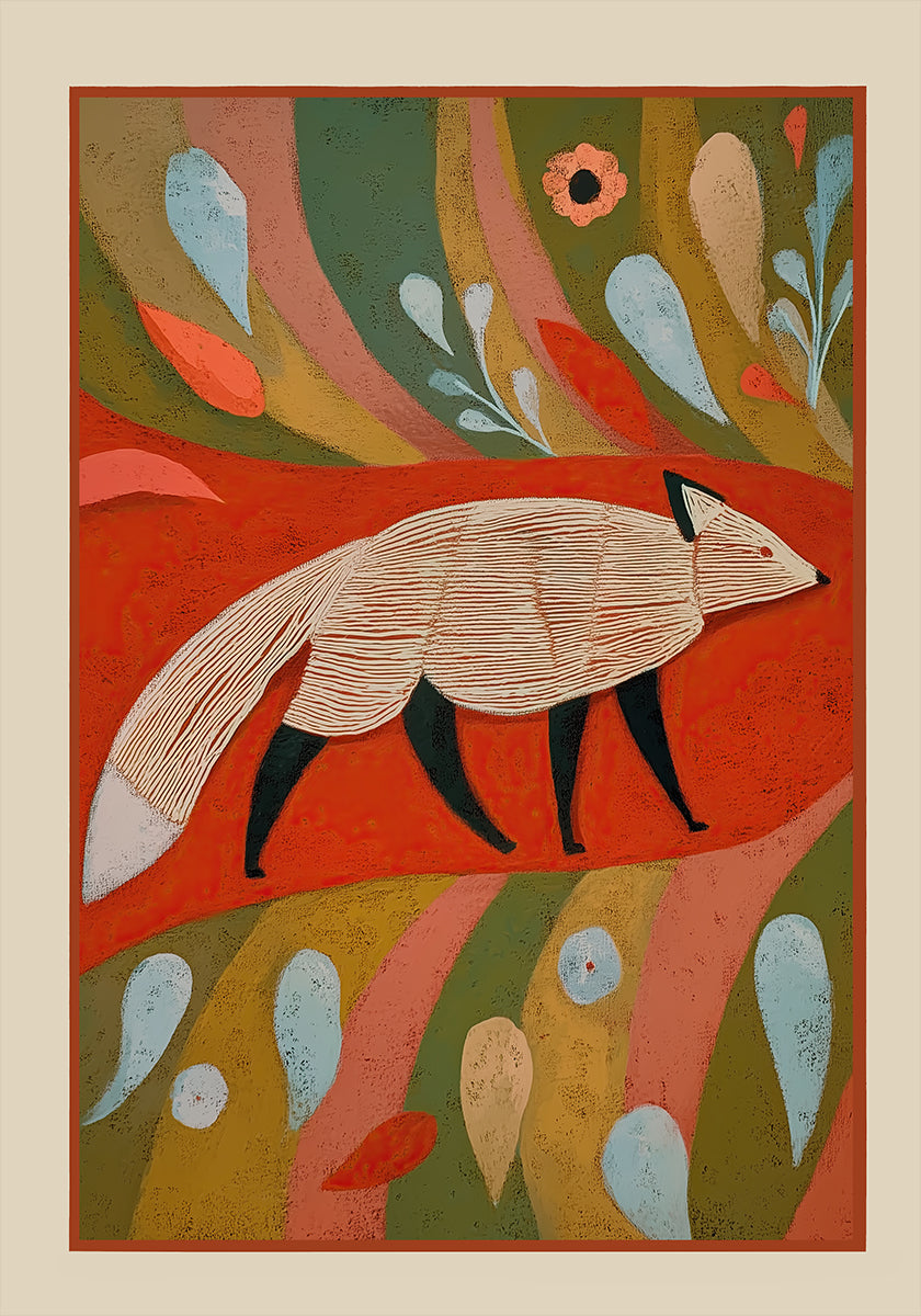 Autumn Fox Poster