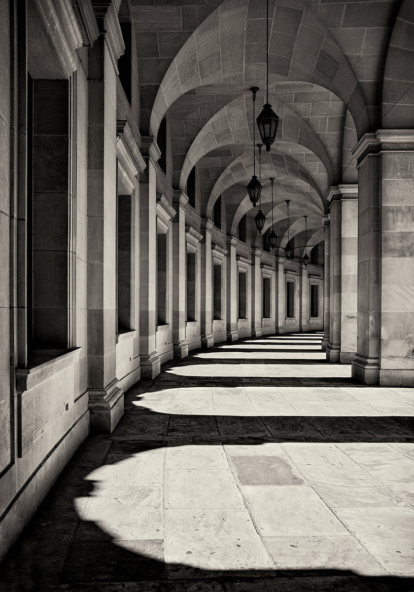 Curved Corridor Poster