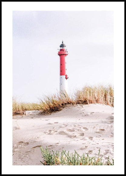 Beach Lighthouse Plakat - Posterbox.no