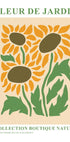 Natural Elegance: Fleur de Jardin Botanique v3 Plakat - Posterbox.no