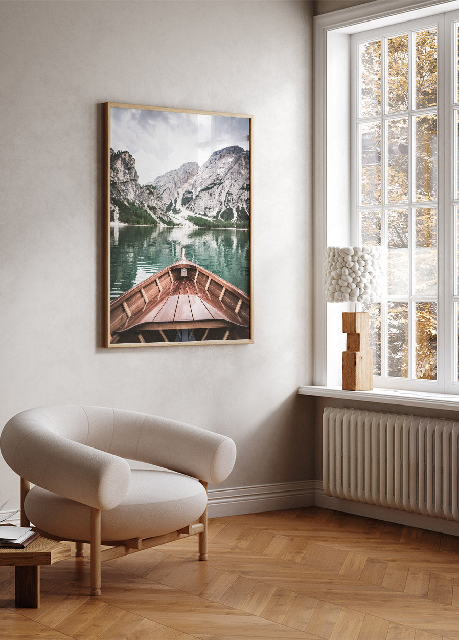 Peaceful Lake Braies Plakat - Posterbox.no