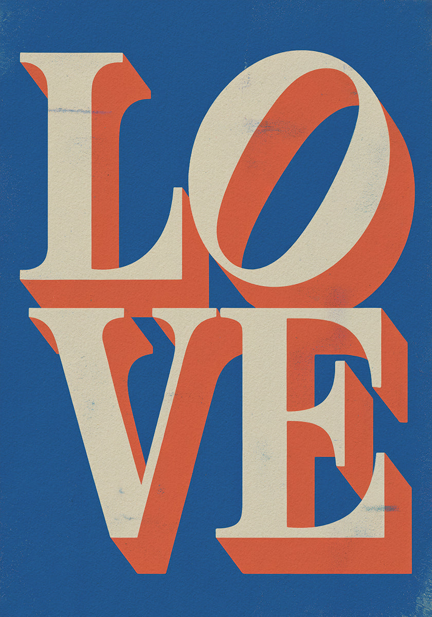 Retro Love Poster