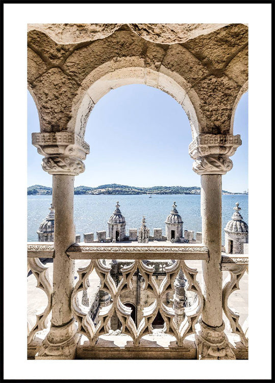 Balcony to the Tagus River Portugal Plakat - Posterbox.no