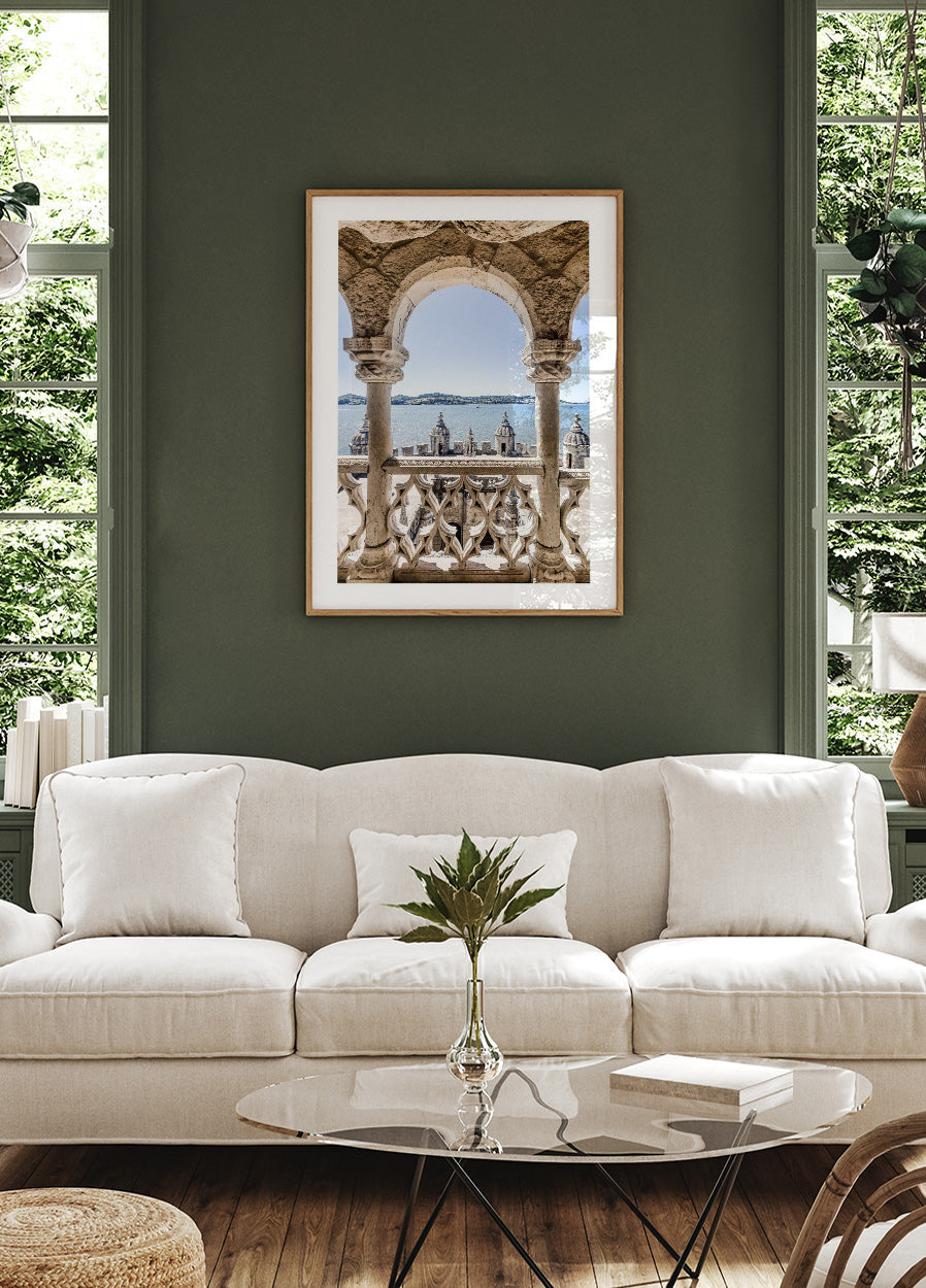 Balcony to the Tagus River Portugal Plakat - Posterbox.no