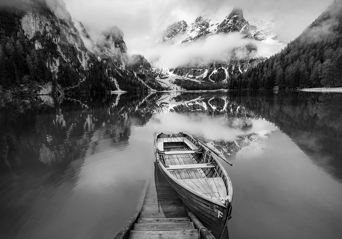 En blanco y negro Poster