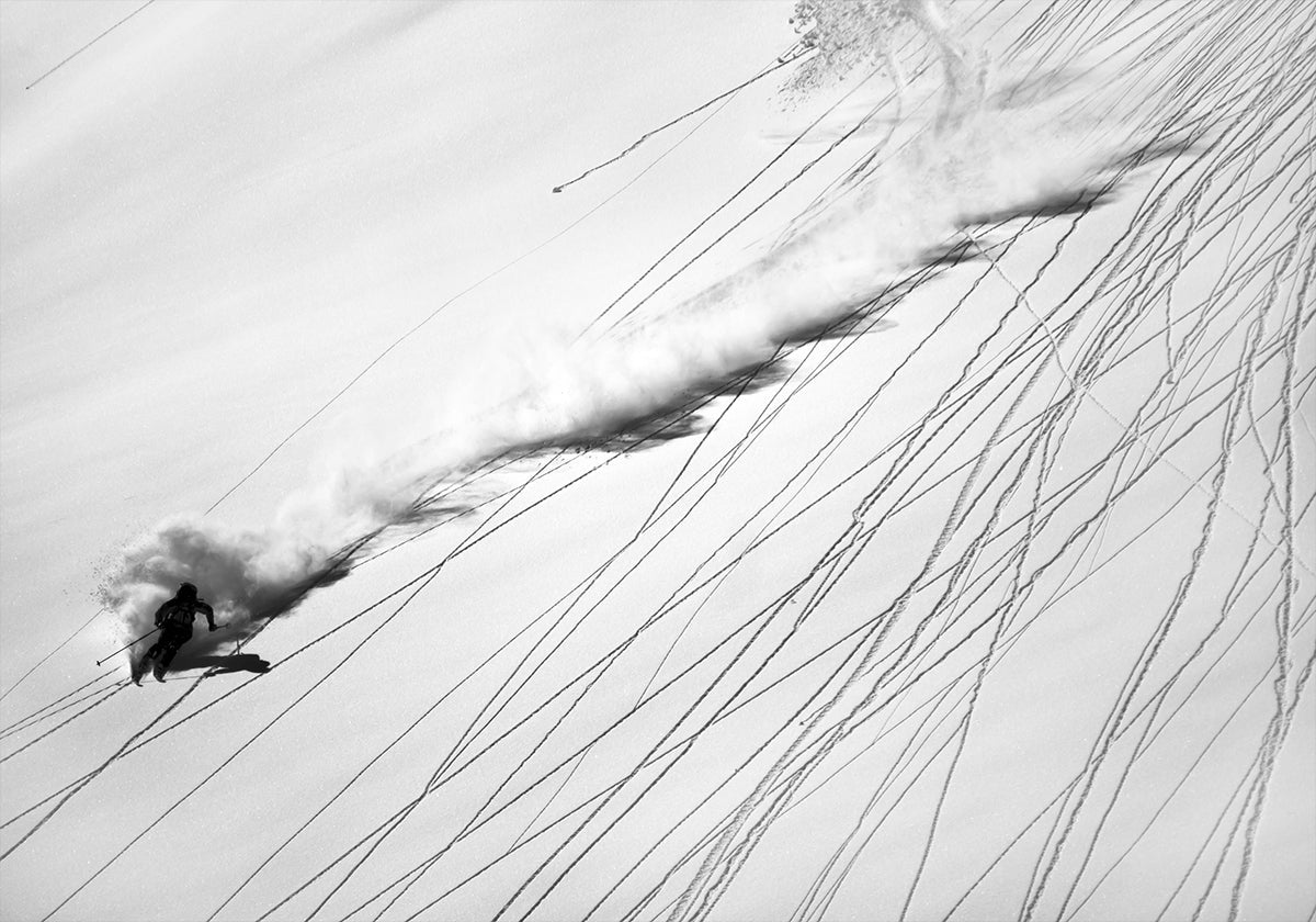 Skiing Powder