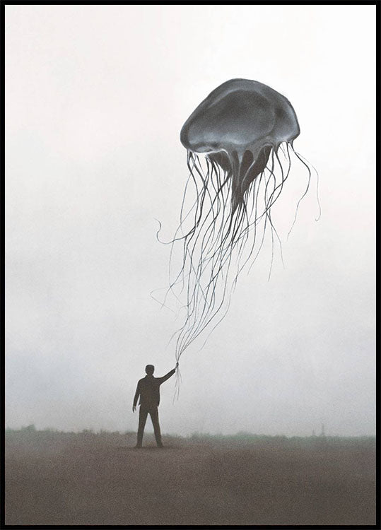 Jellyfish Balloon Plakat - Posterbox.no