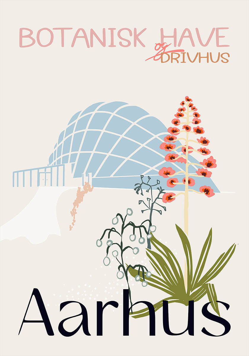 Aarhus Botanical Garden, Denmark Poster