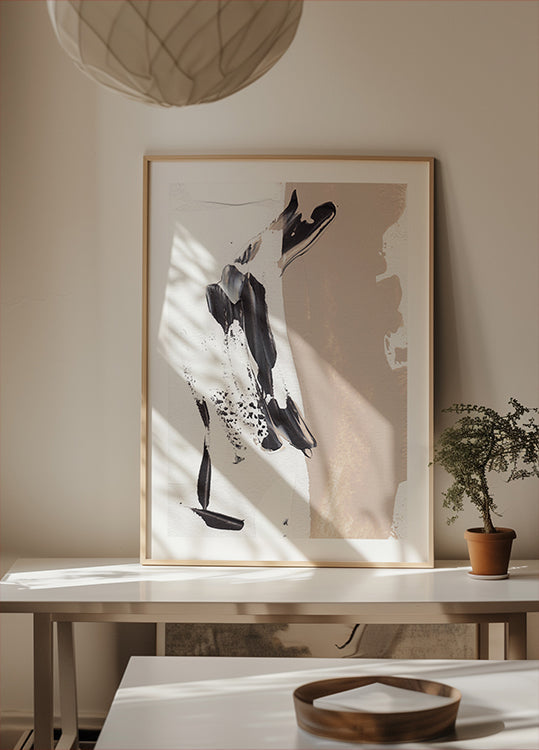 Monochrome Elegance Poster