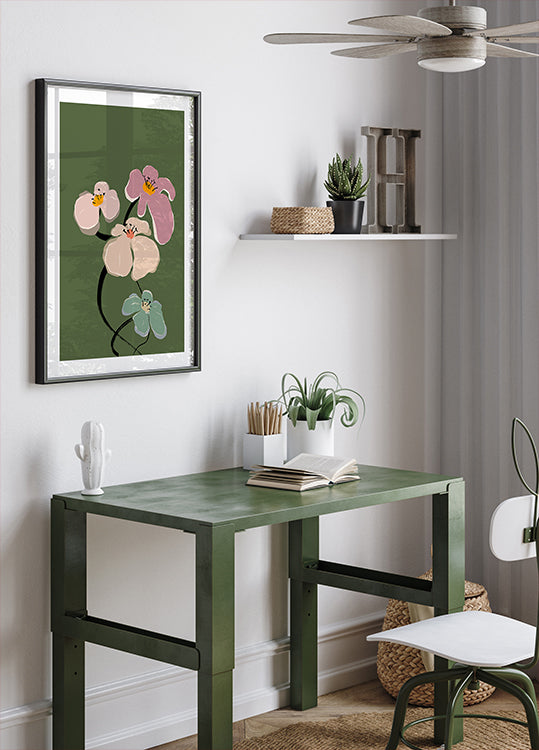 Blooming Graceful Poster
