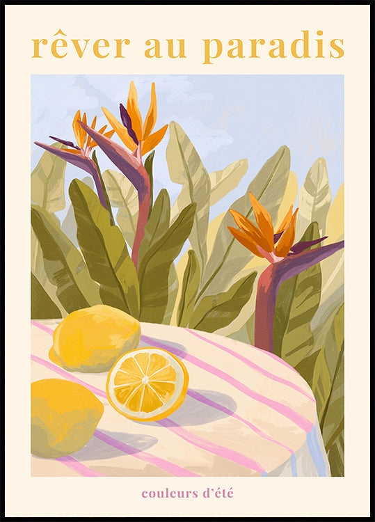 Rêver Au Paradis -  Lemon Poster
