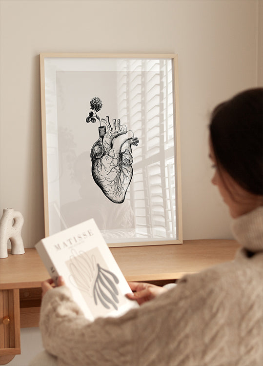 Heart Bloom Poster