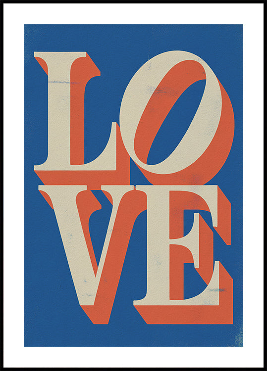 Retro Love Poster