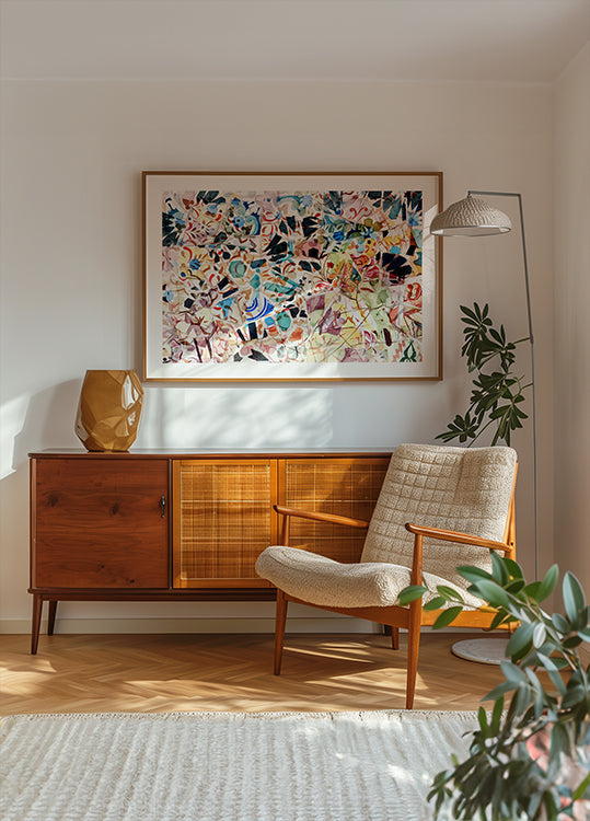 Mosaic of Barcelona VI Poster