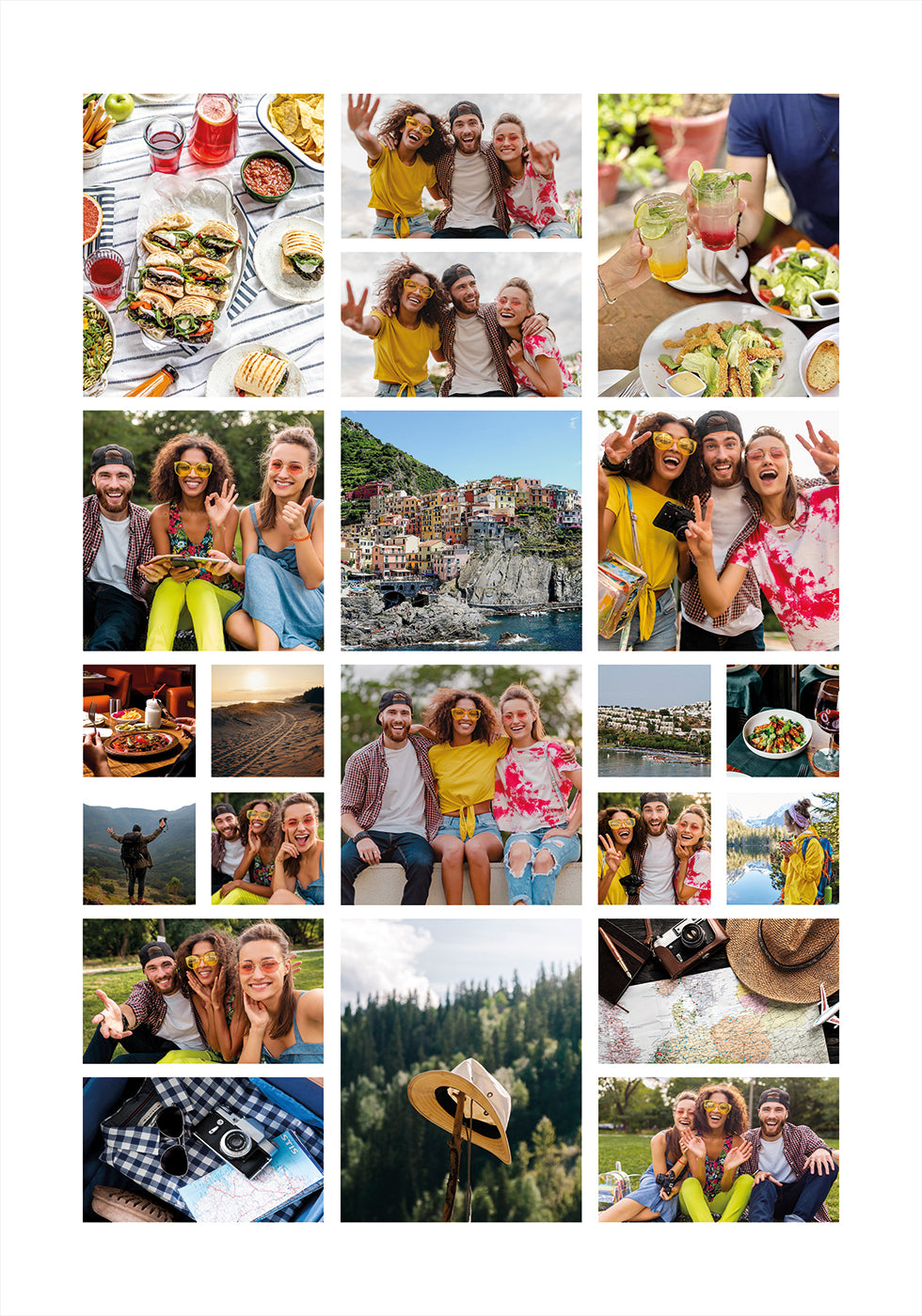 21 Photo Collage Personal Poster