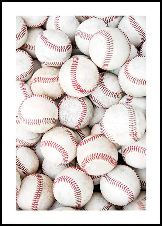 Baseballs Poster