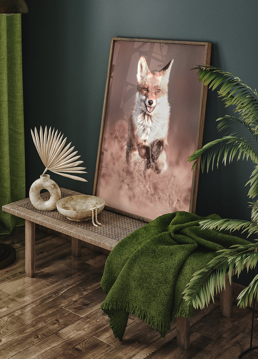 Smiling Fox Poster