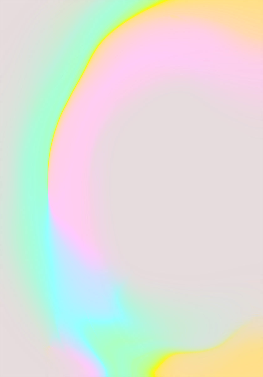 Pastel Glow Curve Poster