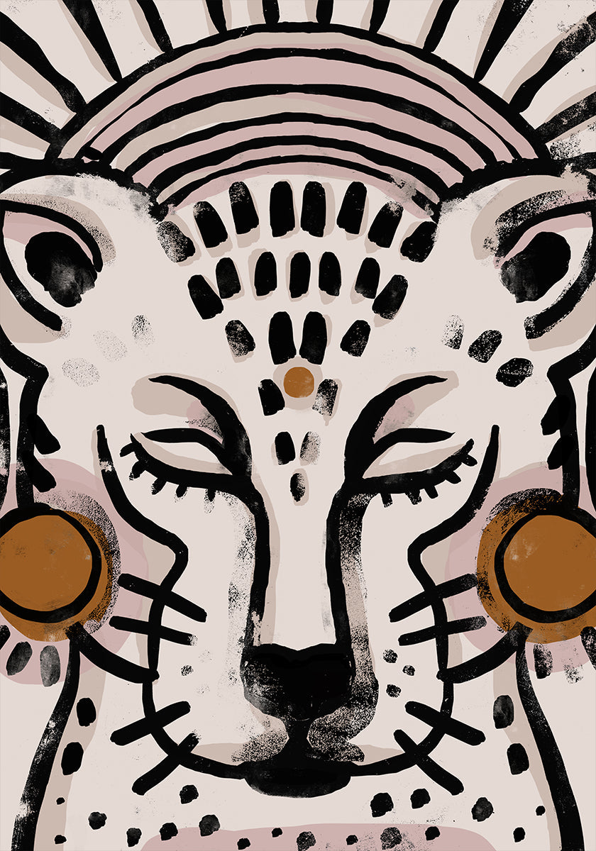 Leopard&Tranquility Poster