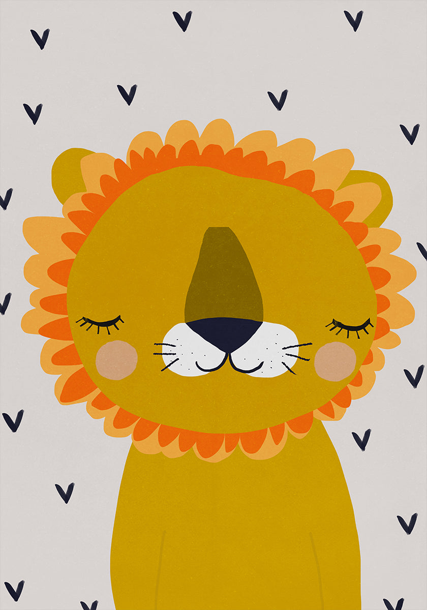Dreamy Lion Poster