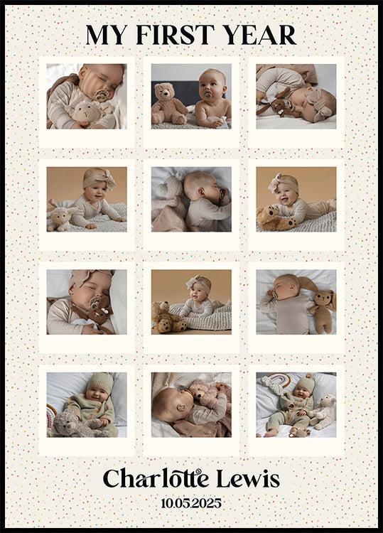 Baby's First Year Personal Poster