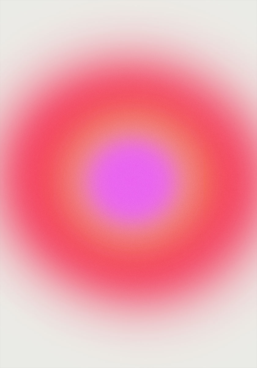 Radiant Glow Sphere Poster
