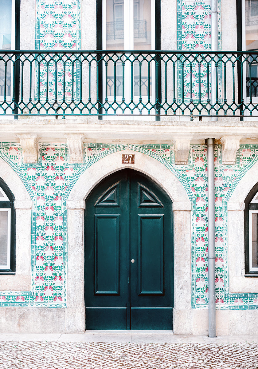 Lisbon Door Poster