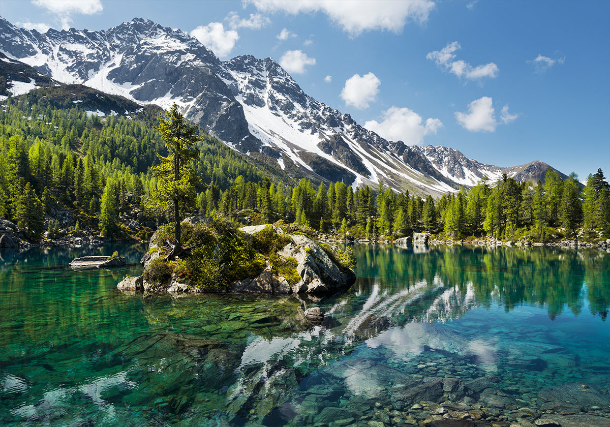 Green Mountain Lake Poster
