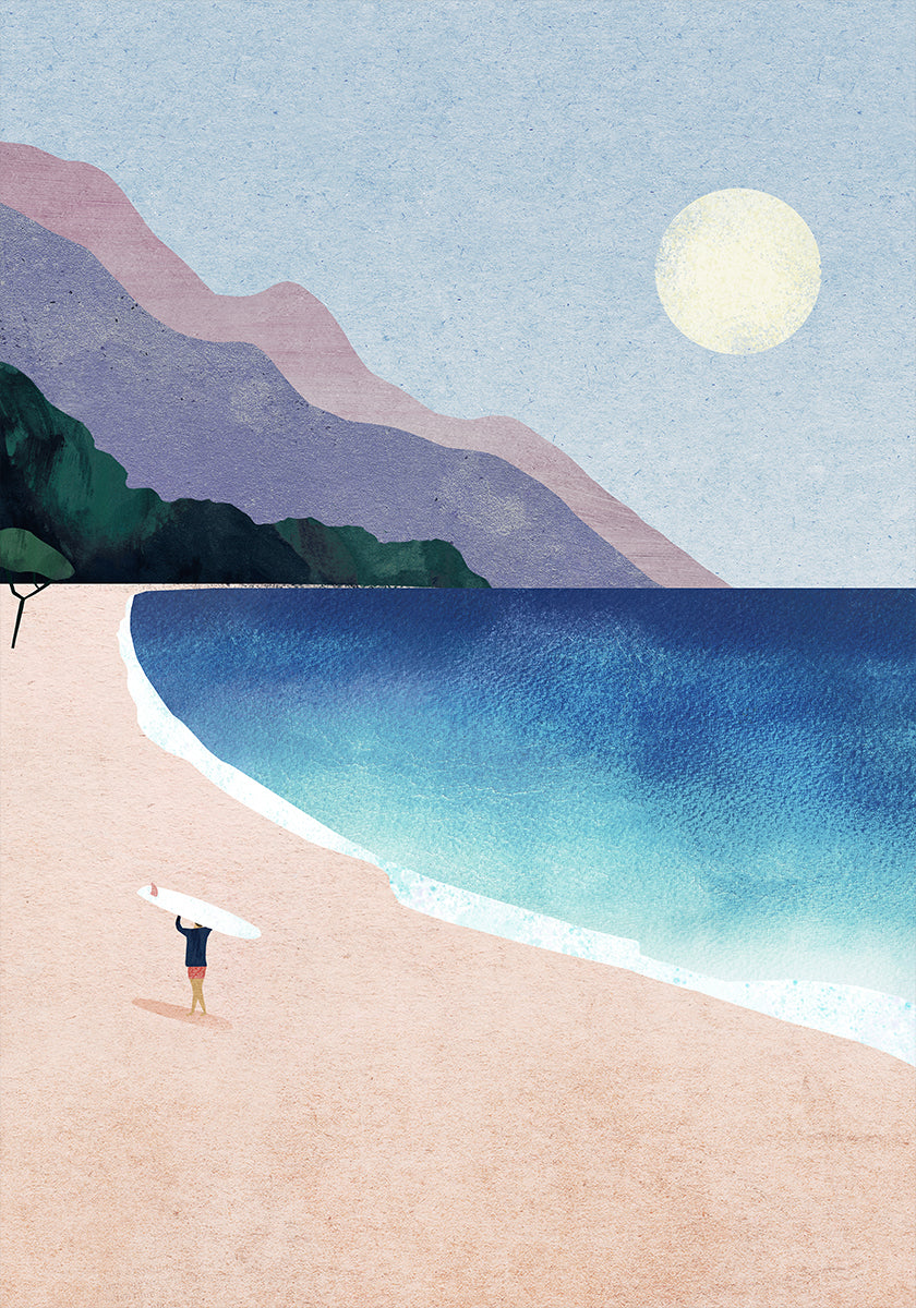 Surf Beach Poster