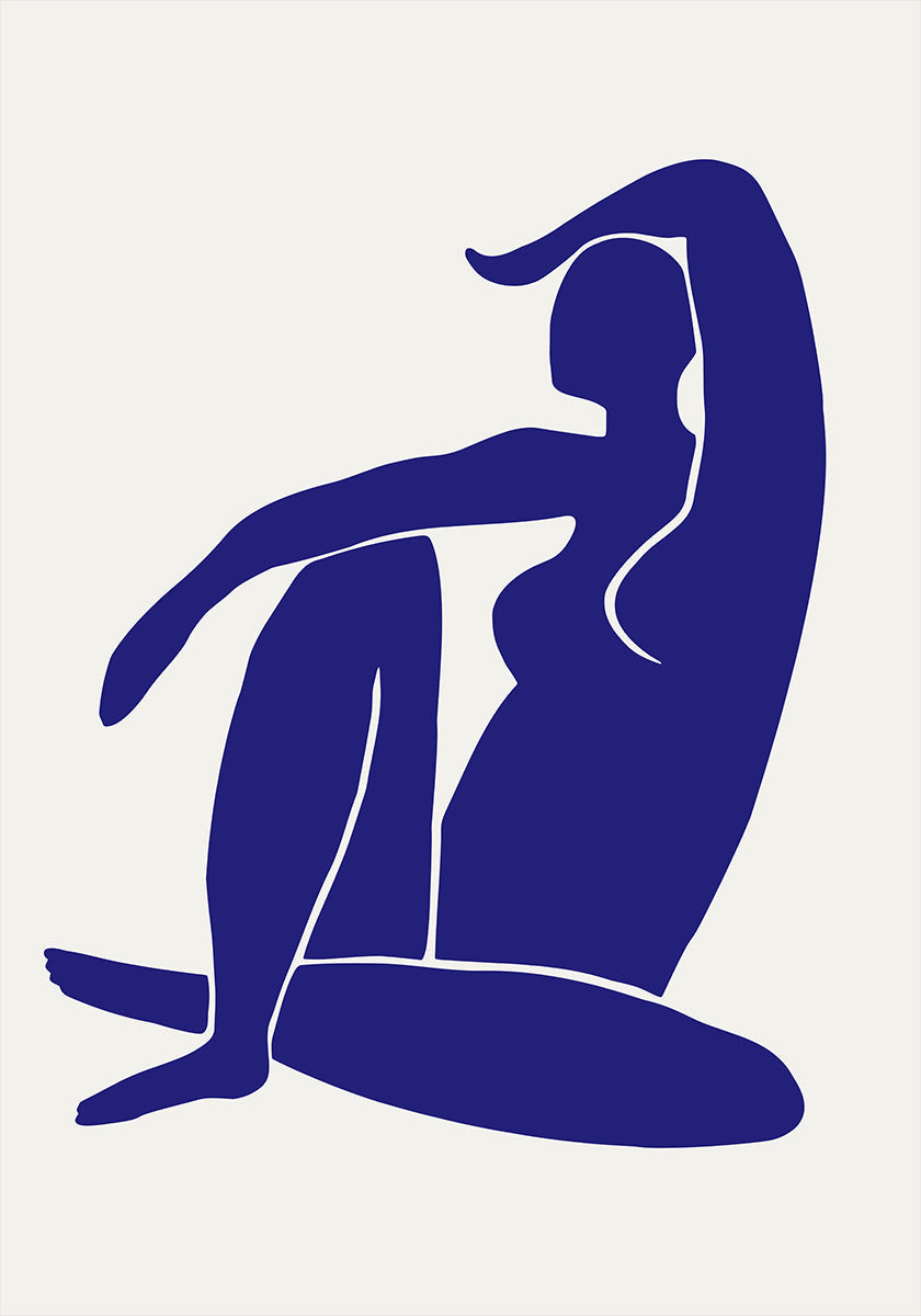 Figure Bleu Poster
