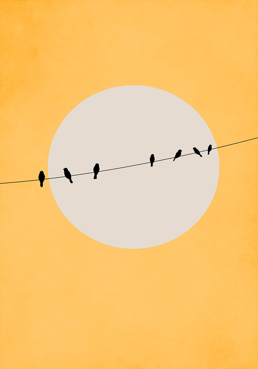 Chirping and Chilling Poster