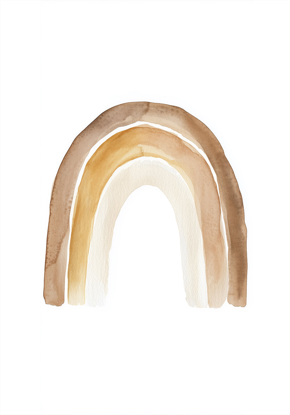 Neutral Rainbow Poster