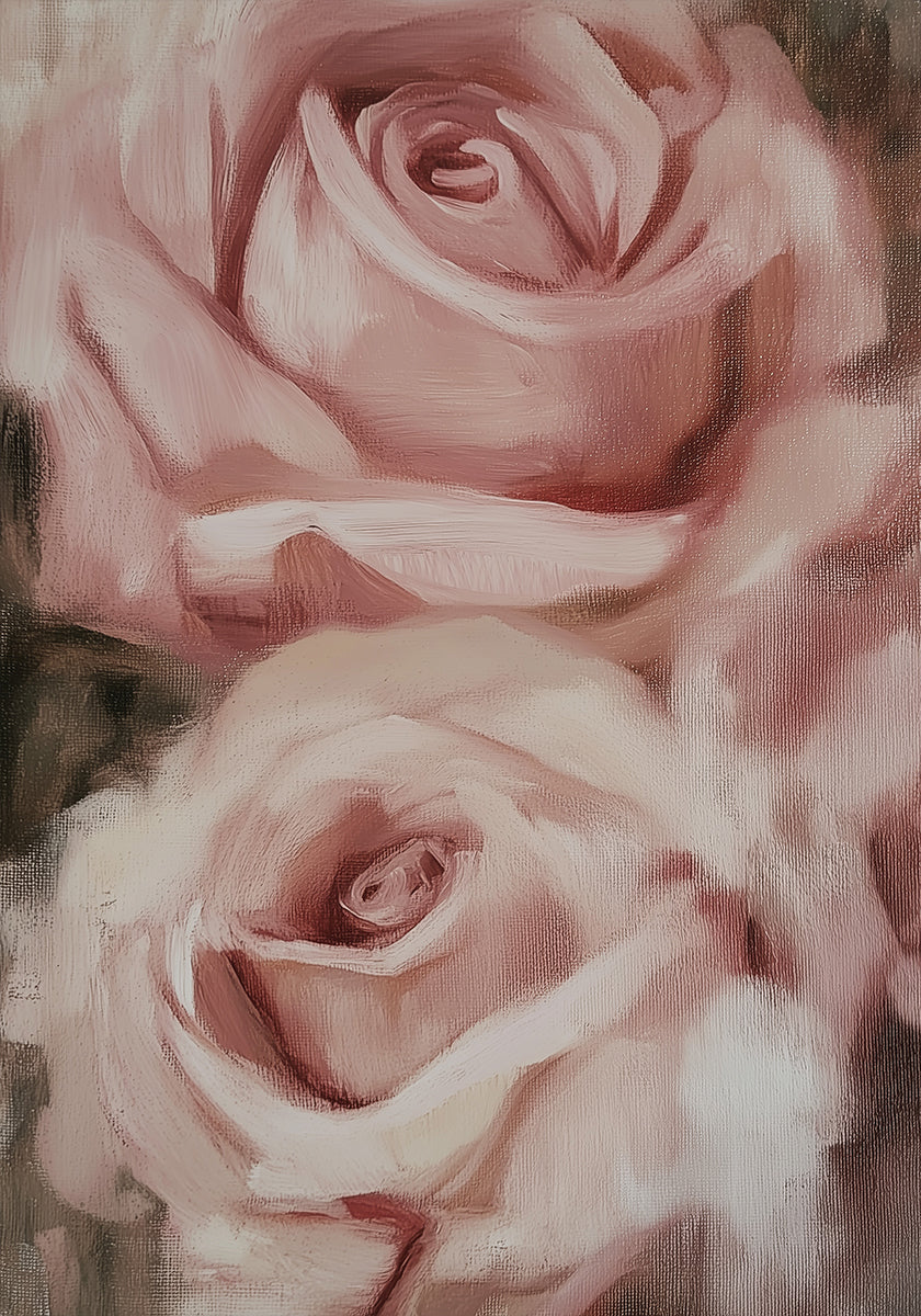 Roses Oil Painting Poster
