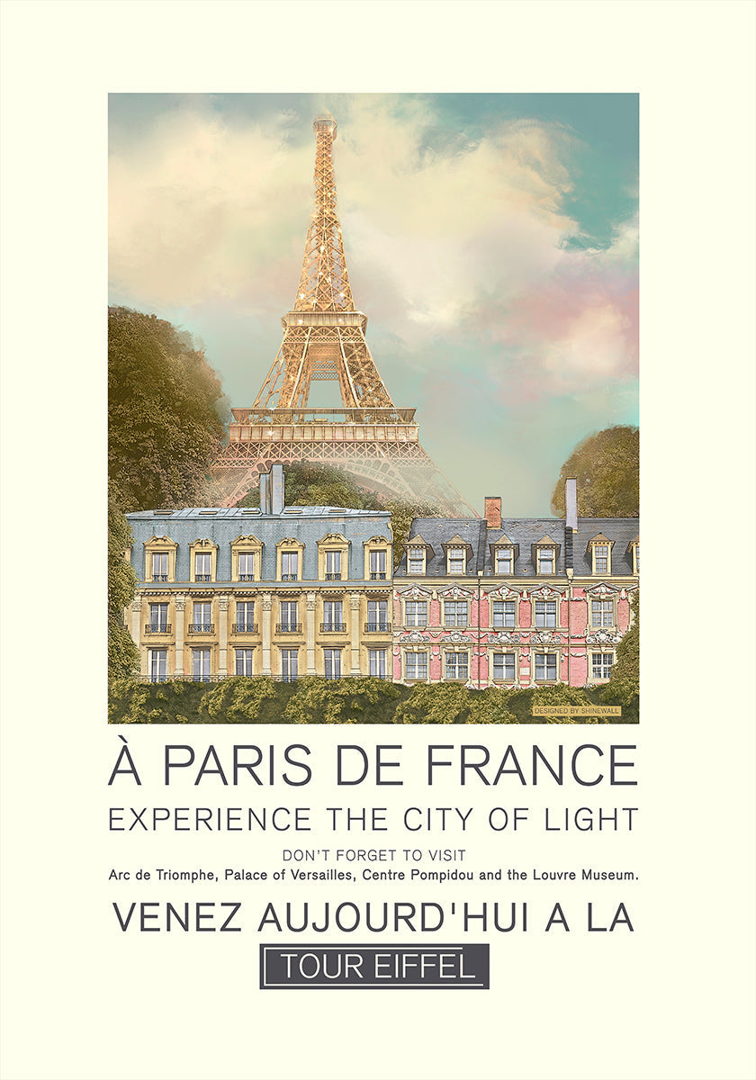 Paris retro print