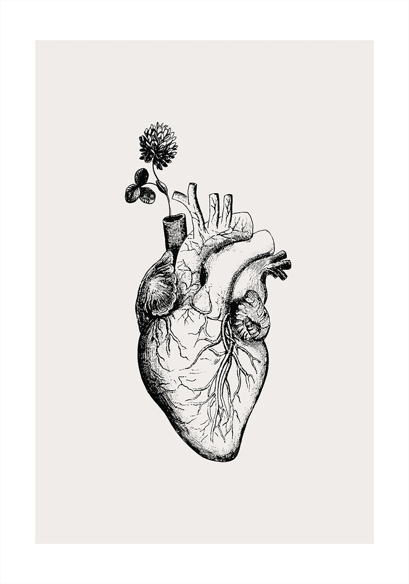 Heart Bloom Poster