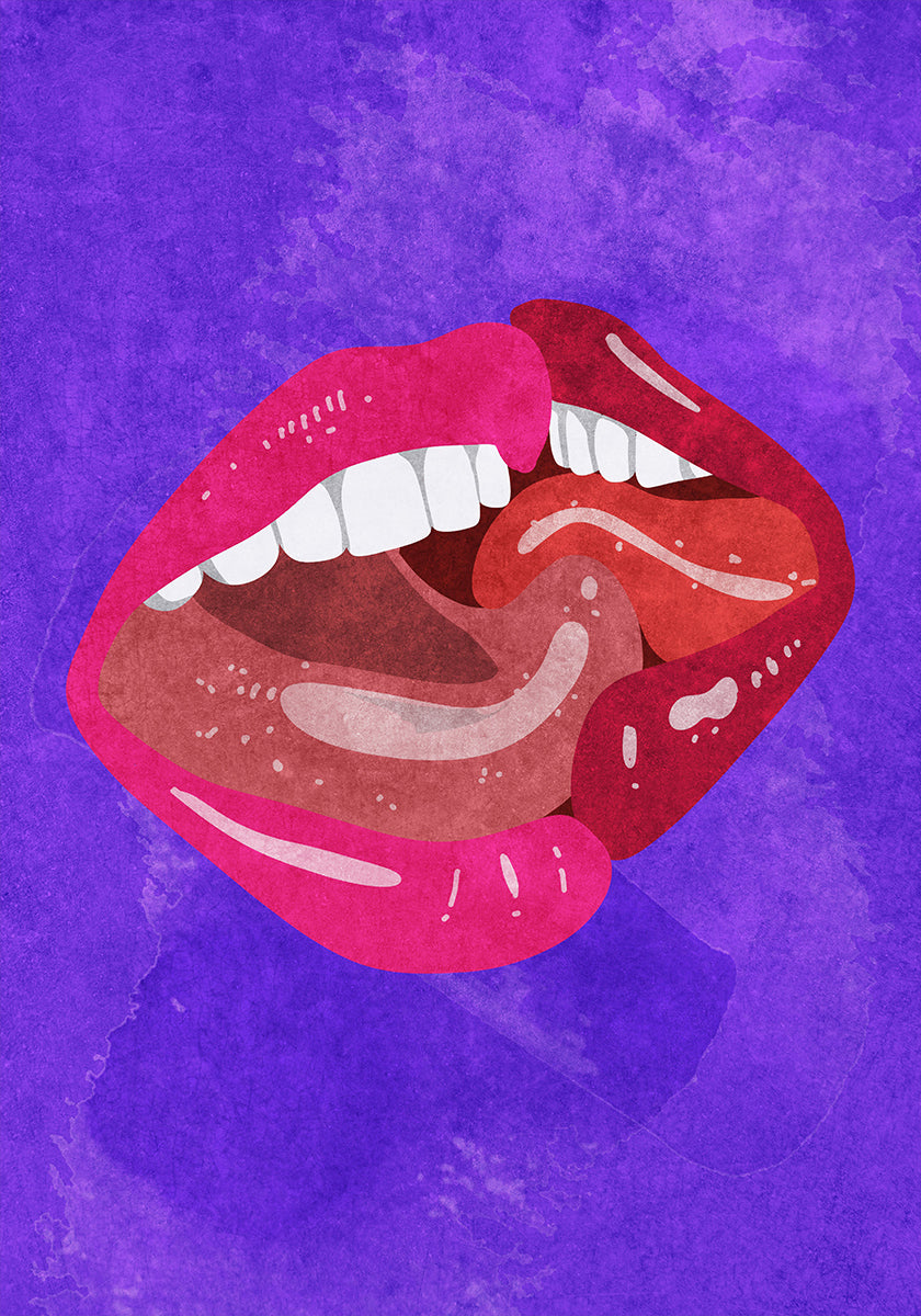 Kissing Poster
