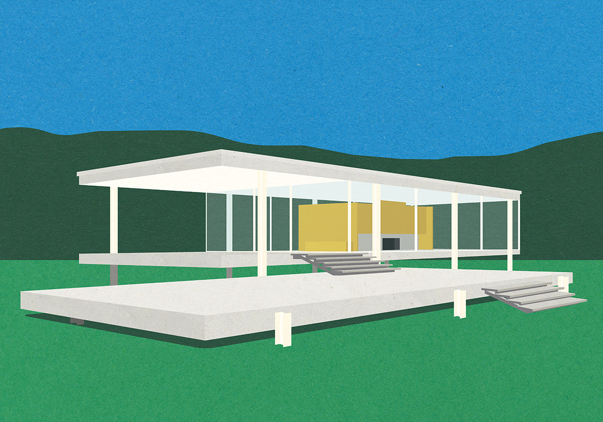 Ludwig Mies Van Der Rohe Farnsworth House Poster