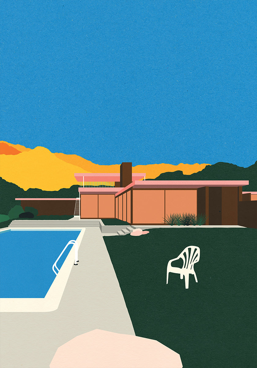 Kaufmann Desert House Poolside Poster