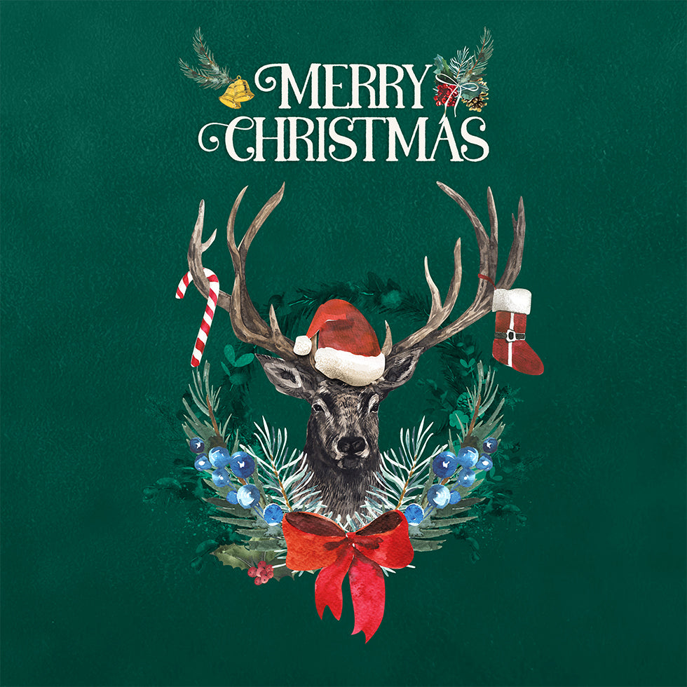 Holiday Stag Cheer Poster