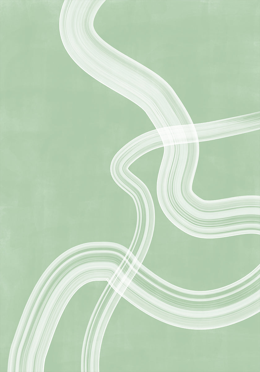 Minty Flow Poster