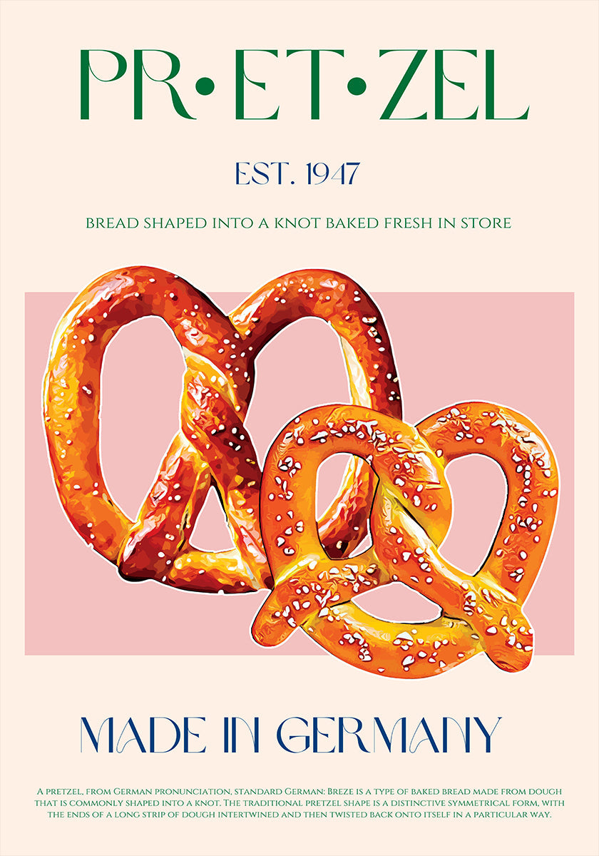 Pretzel Delight Poster