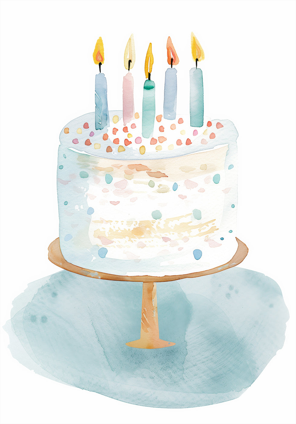 Birthday Cake Poster
